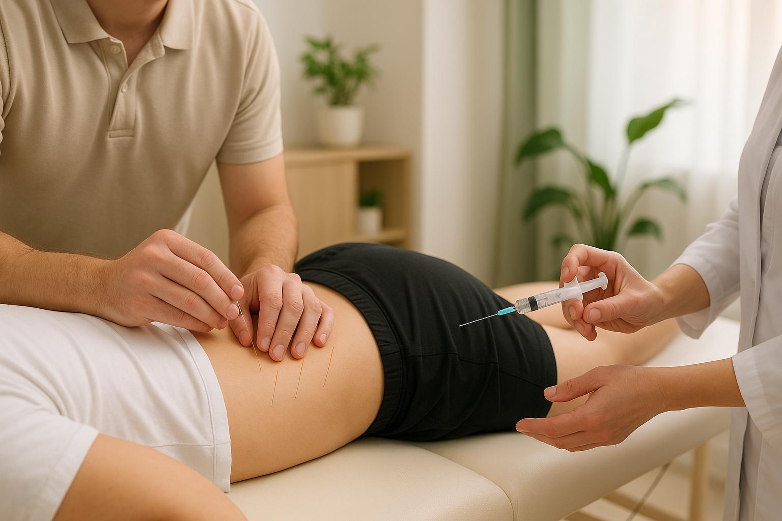 Dry needling versus cortisone injection in the treatment of greater trochanteric pain syndrome: A noninferiority randomized clinical trial