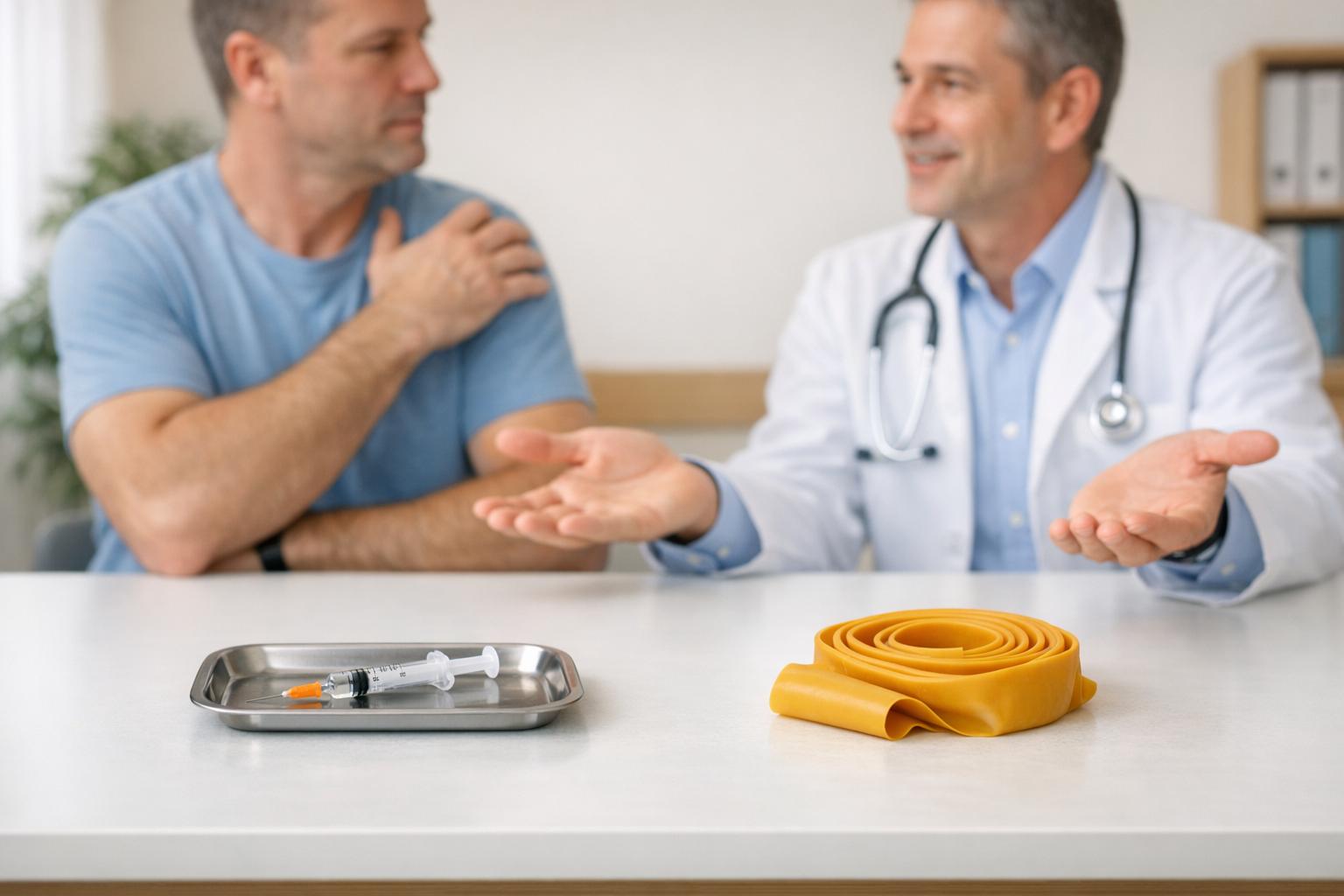 Effectiveness of a corticosteroid injection versus exercise therapy for shoulder pain in general practice (SIX-Shoulder Study): A randomized controlled trial